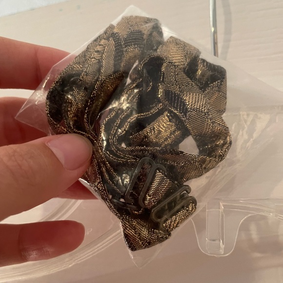 Gold Snakeskin Dress (Convertible Strap/less) - Picture 5 of 6